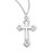 Sterling Silver Flare Tipped Cross