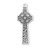 Sterling Silver Large Irish Celtic Cross | 18" Chain