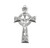 Sterling Silver Irish Celtic Crucifix Pendant | 24" Chain