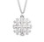 Sterling Silver Jerusalem Cross | 24" Endless Curb Chain