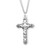 Sterling Silver Ornate Crucifix | 24" Endless Chain