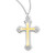 Two Tone Sterling Silver Cross | 1