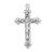 Vine and Leaf Pattern Sterling Silver Crucifix