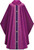 #5257 Velvet Band Gothic Chasuble | Roll Collar | 100% Polyester Damask | All Colors