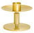 K544 Altar Candlestick | 3 3/4"H | Solid Satin Brass