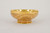 Olive Wood Open Ciborium | Holds 200 Hosts | Brass Gold Plated | Handmade In Italy