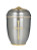 11" Silver with Cross Memorial Urn | Aluminum