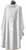 #471 Embroidered Staff & Fish Chasuble | Square Collar | Wool/Poly | All Colors