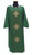 #336 Three Cross Embroidered Dalmatic | Roll Collar | Viscose/Wool | All Colors