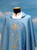 #824 Ornate Embroidered Concelebrants Chasuble | Square Collar | Wool | All Colors
