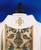 #850 Coronation Celebrants Chasuble | Roll Collar | Wool/Gold