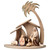 9-Piece Comet Nativity Set | Hand Carved in Italy | Multiple Sizes