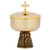 Last Supper Ciborium with Cover | Gold Plated Brass