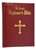 St. Joseph Beginner's Bible | Burgundy Imitation Leather | Engrave