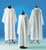 #088 Altar Server Alb | Front Zipper | Polyester | Red/White/Ivory