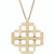 3" Antiqued Bronze Jerusalem Pectoral Cross | 28" Chain