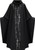 #5088 All Souls Black Monastic Chasuble | Roll Collar | 100% Wool