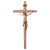 Full Color Modern Straight Crucifix | Hand Carved in Italy | Multiple Sizes