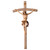 Stained Nazarean Bent Crucifix | Hand Carved in Italy | Multiple Sizes