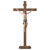 Full Color Modern Standing Crucifix on Pedestal | Hand Carved in Italy | Multiple Sizes