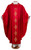 #6649 Italian Gold Star Embroidered Chasuble | Roll Collar | 100% Wool | All Colors