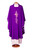 #406 Italian Embroidered Cross & Grapes Chasuble | Square Collar | 100% Polyester | All Colors