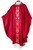 #7015 Ornate Embroidered Chasuble with Scapular | Roll Collar | Wool/Silk | All Colors