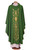 #4910 Gold Embroidered Chasuble | Roll Collar | 100% Wool | All Colors