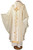 #6518 Gold Embroidered Chasuble with Scapular | Roll Collar | 100% Wool | All Colors