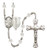 St. Luke the Apostle Doctor Polished Crystal Rosary | Medium Crucifix | 12 Colors