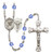 St. Agatha Nurse Polished Crystal Rosary | Medium Crucifix | 12 Colors