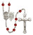 St. George EMT Polished Crystal Rosary | Medium Crucifix | 12 Colors