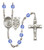 Guardian Angel EMT Polished Crystal Rosary | Small Crucifix | 12 Colors