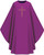 Assisi Embroidered Cross Chasuble | Plain Collar | 100% Polyester | All Colors