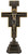 22" Standing San Damiano Crucifix with Base | Cold-Cast Bronze
