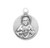 Sterling Silver Scapular Sacred Heart of Jesus Medal | 18" Chain