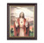 Sacred Heart of Jesus Walnut Framed Art | Style A | 8" x 10"