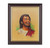 Laughing Jesus Walnut Framed Art | 8" x 10"
