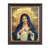 Immaculate Heart of Mary Walnut Framed Art | Style B | 8" x 10"