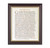 Desiderata Walnut Framed Art | 8" x 10"