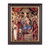 Madonna Throne Angels and Saints Walnut Framed Art | 8" x 10"
