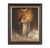 Mary with Monstrance Walnut Framed Art | 8" x 10"