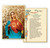 Immaculate Heart of Mary Gold Foil Mosaic Plaque