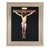 Crucifixion Antique Silver Framed Art