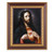 Sacred Heart of Jesus Cherry Gold Framed Art | Style H