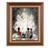 Our Lady of Fatima Cherry Gold Framed Art