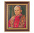 St. Pope John Paul II Cherry Gold Framed Art