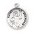 Patron Saint Brendan Round Sterling Silver Medal