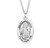 Patron Saint Veronica Oval Sterling Silver Medal