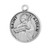 Saint Aidan Oval Sterling Silver Medal